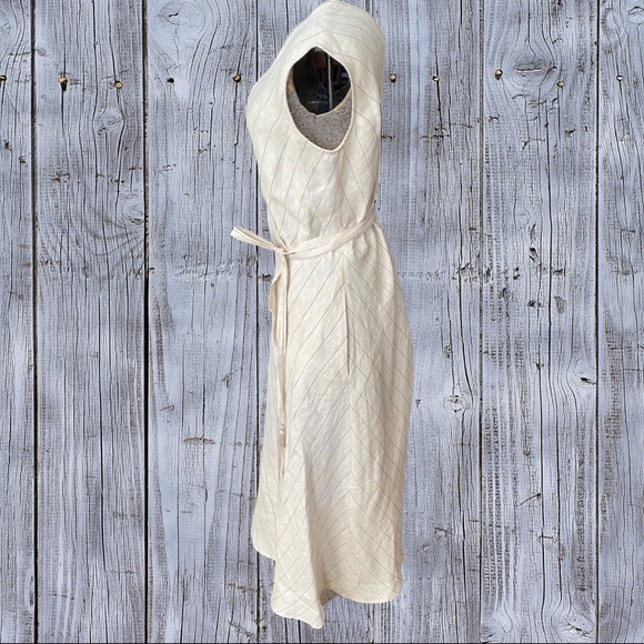 Antonelli linen wrap dress. EUC - Picture 2 of 7